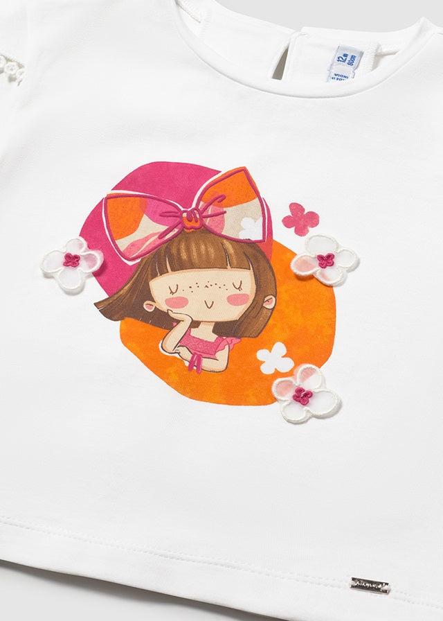 Camiseta manga curta - mayoral - Baby menina - SS26-1079