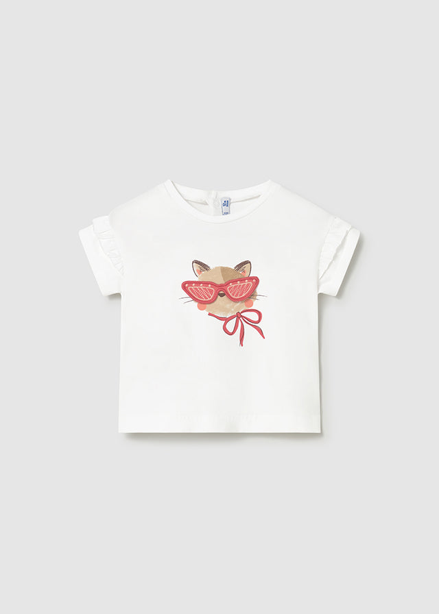 Camiseta m/cta gráfica - mayoral - Baby menina - SS26-1080