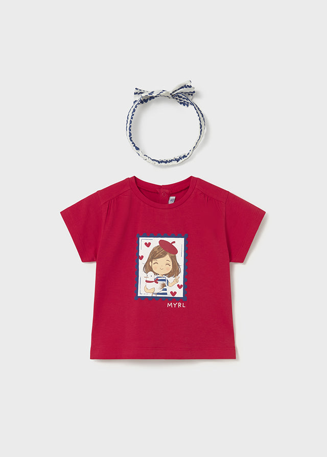 T´shirt com bandolete - mayoral - Baby menina - SS26-1081