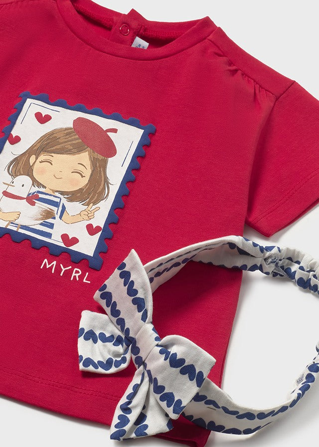 T´shirt com bandolete - mayoral - Baby menina - SS26-1081
