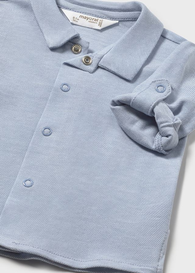 Camisa gola - mayoral - New Born menino - SS26-1103