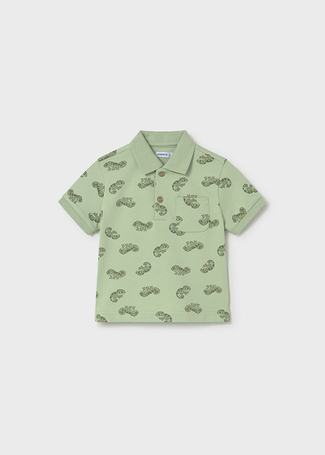 Pólo m/c animal - mayoral - Baby menino - SS26-1108