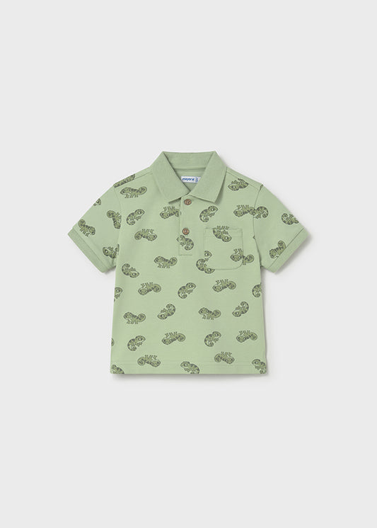 Pólo m/c animal - mayoral - Baby menino - SS26-1108