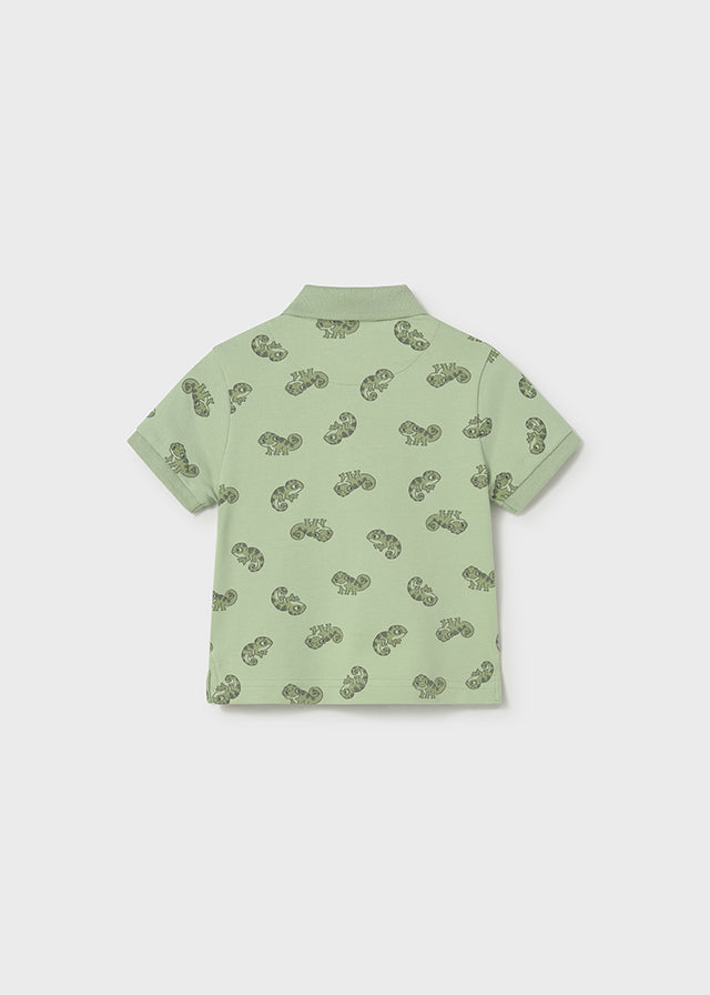 Pólo m/c animal - mayoral - Baby menino - SS26-1108