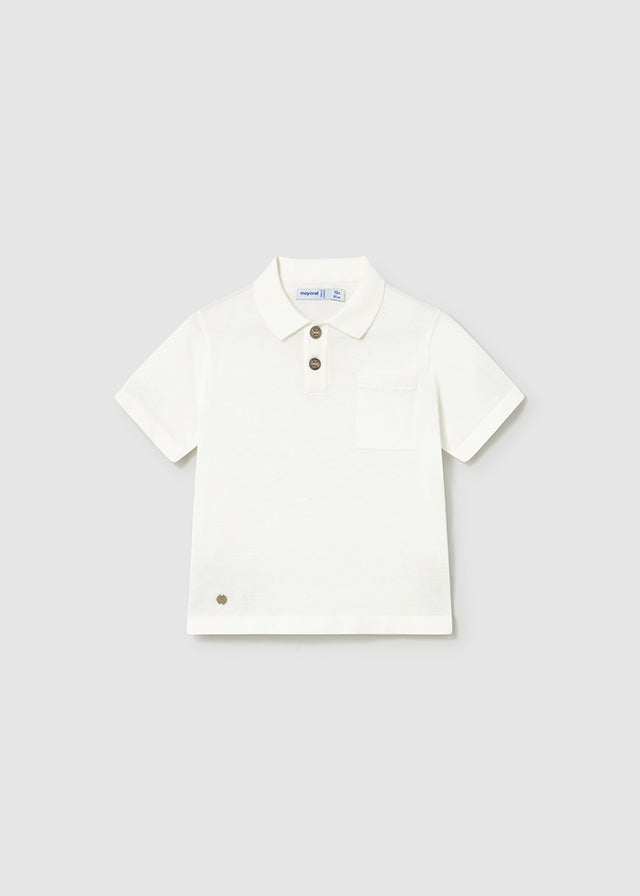 Polo m/curta tricô - mayoral - Baby menino - SS26-1109
