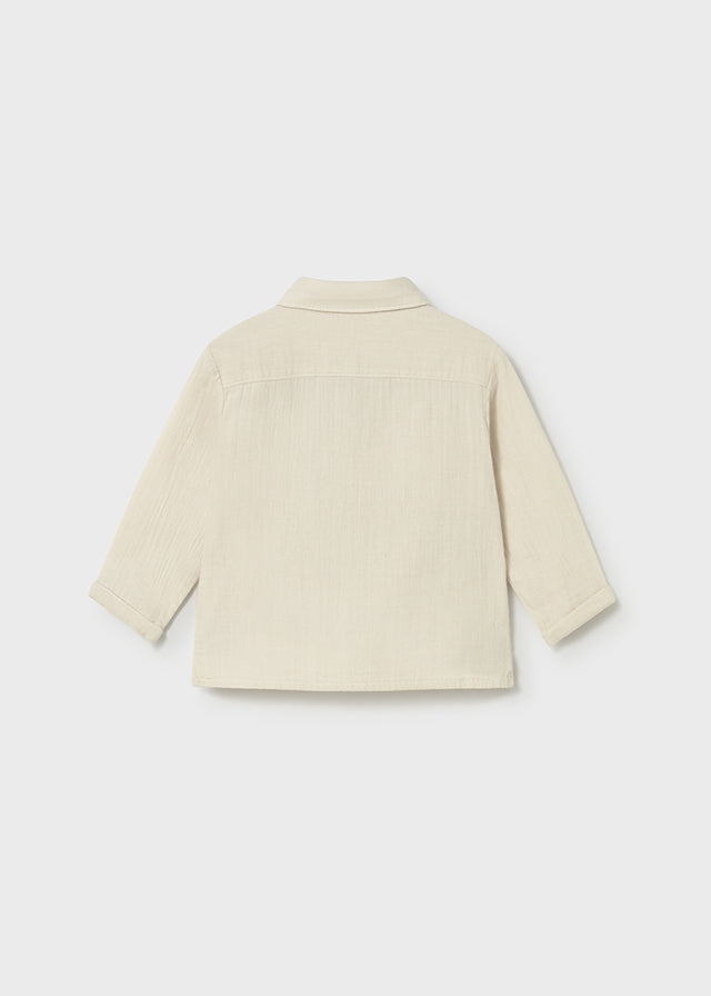 Camisa m/comp. bambula - mayoral - Baby menino - SS26-1119