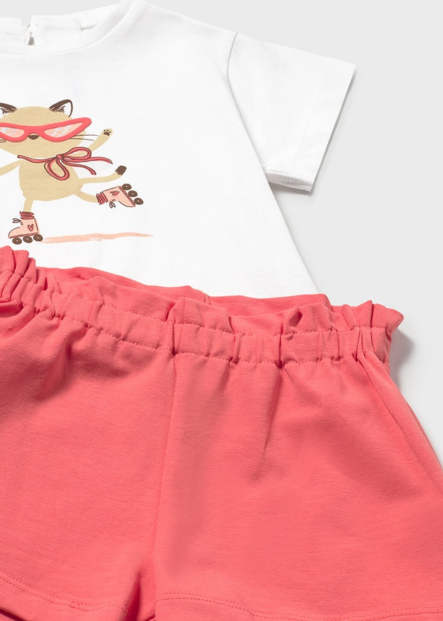 Conj.short 3 peças - mayoral - Baby menina - SS26-1206