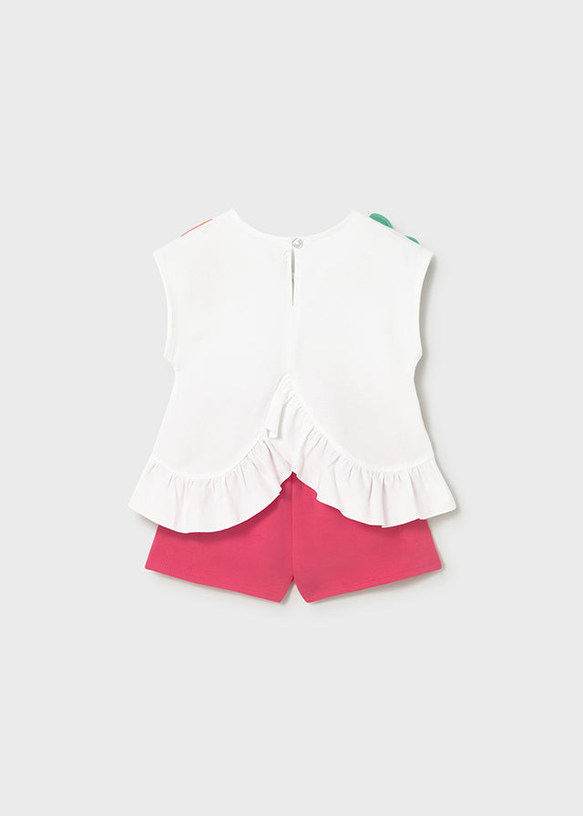 Conj. short gráfica - mayoral - Baby menina - SS26-1209