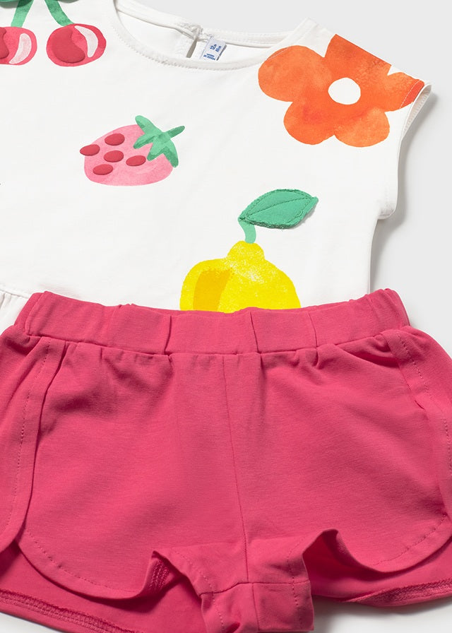 Conj. short gráfica - mayoral - Baby menina - SS26-1209