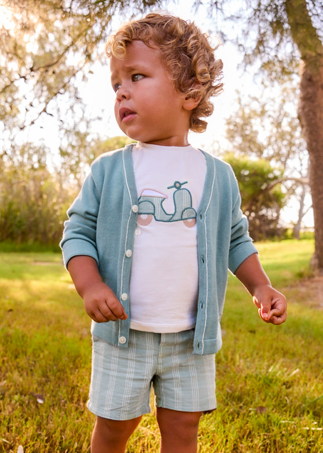 Conj. bermuda linho/t´shirt A - mayoral - Baby menino - SS26-1227
