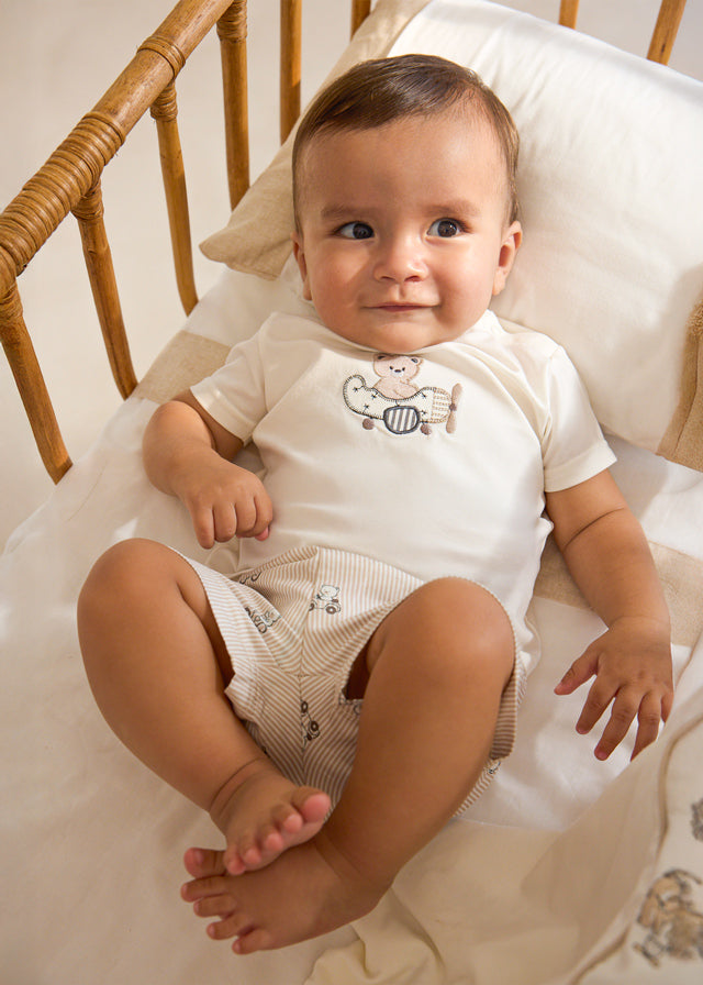 Conj. calção camiseta - mayoral - New Born menino - SS26-1275
