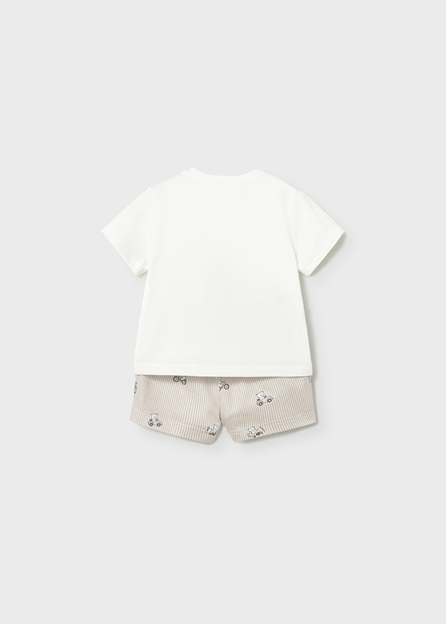 Conj. calção camiseta - mayoral - New Born menino - SS26-1275