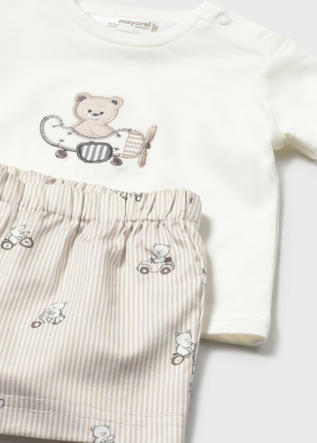 Conj. calção camiseta - mayoral - New Born menino - SS26-1275