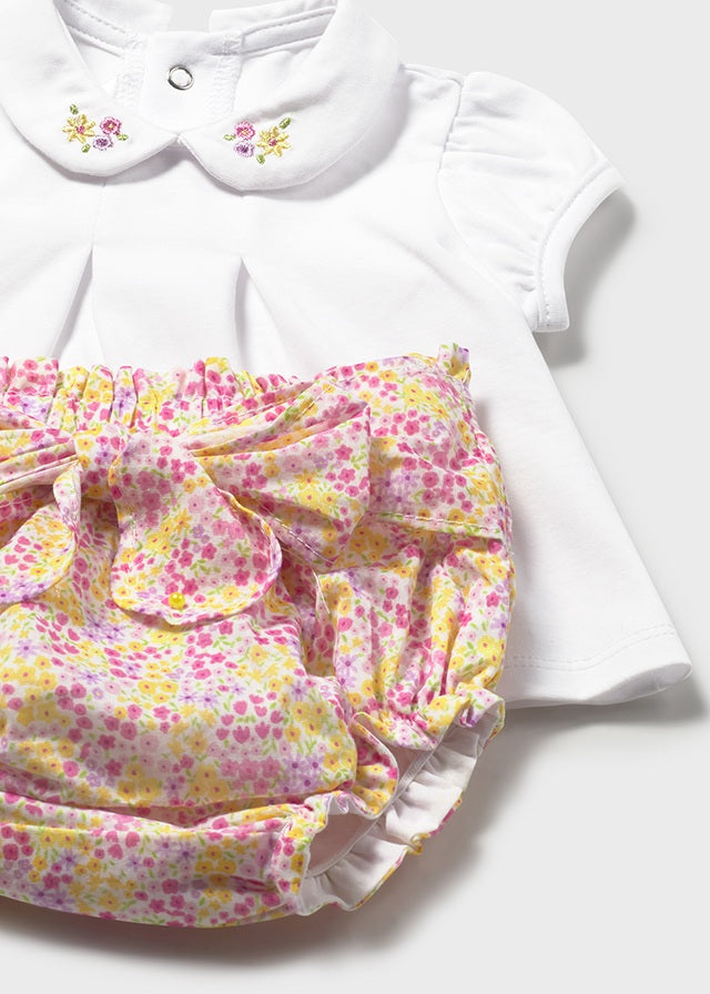 Conj. 3 peças tricô - mayoral - New Born menina - SS26-1287