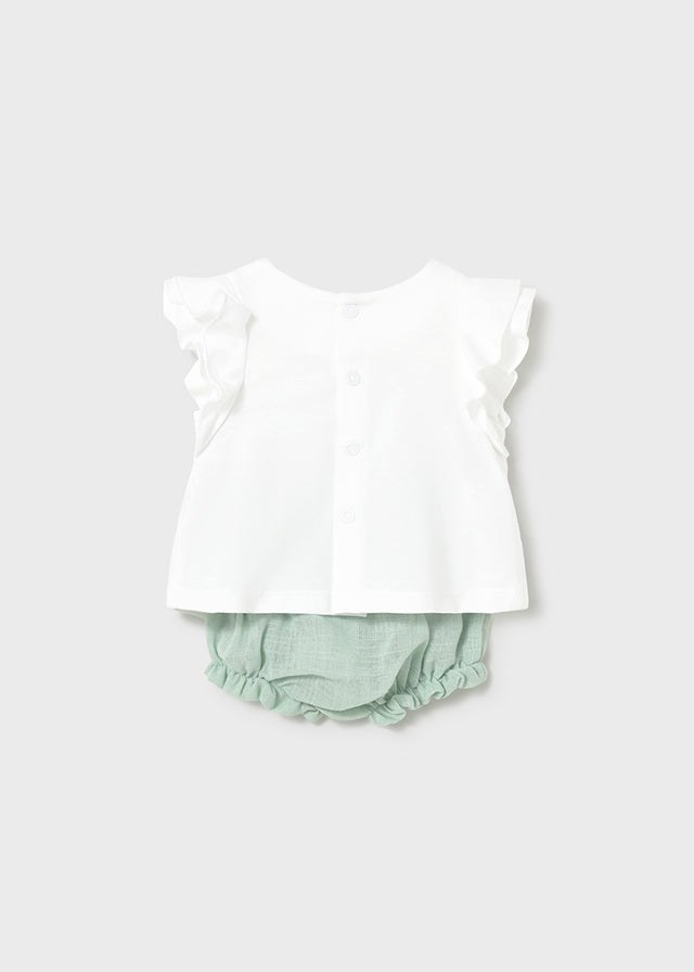 Conj. calção - mayoral - New Born menina - SS26-1289