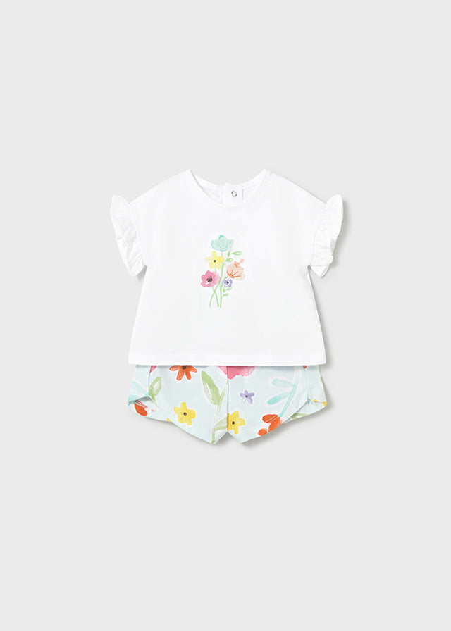 Conj. short - mayoral - New Born menina - SS26-1291