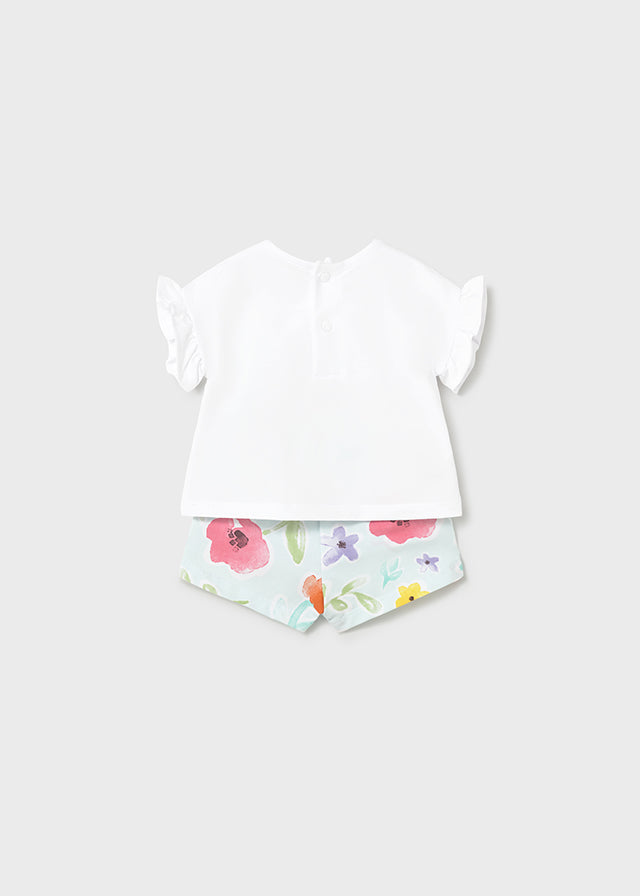 Conj. short - mayoral - New Born menina - SS26-1291