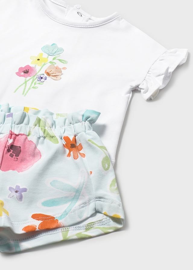 Conj. short - mayoral - New Born menina - SS26-1291
