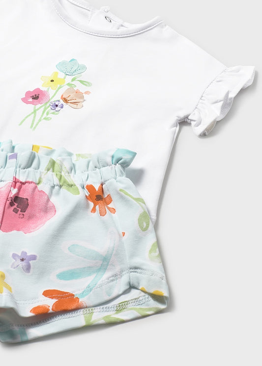 Conj. short - mayoral - New Born menina - SS26-1291