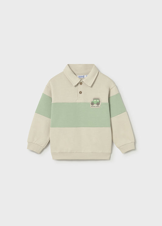 Sweat gola tipo polo - mayoral - Baby menino - SS26-1401