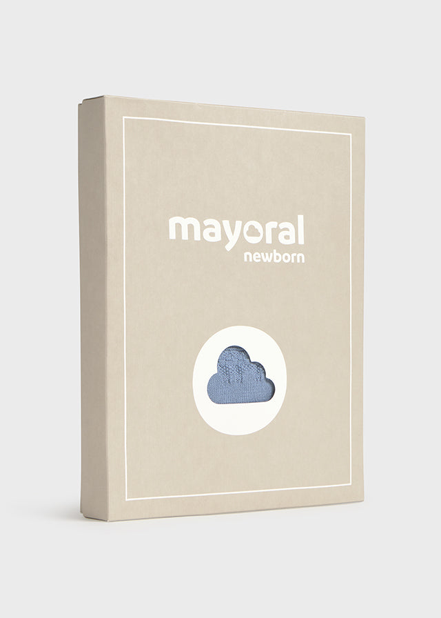 Conj.polaina tricot - mayoral - New Born menino - SS26-1502