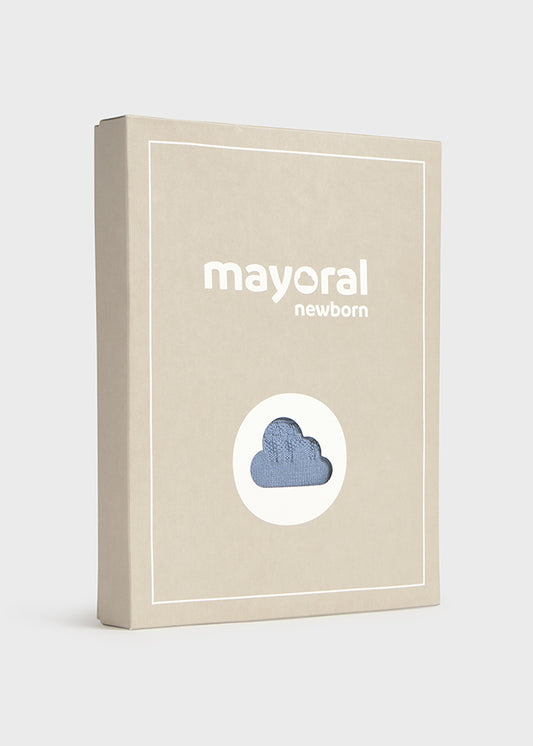 Conj.polaina tricot - mayoral - New Born menino - SS26-1502