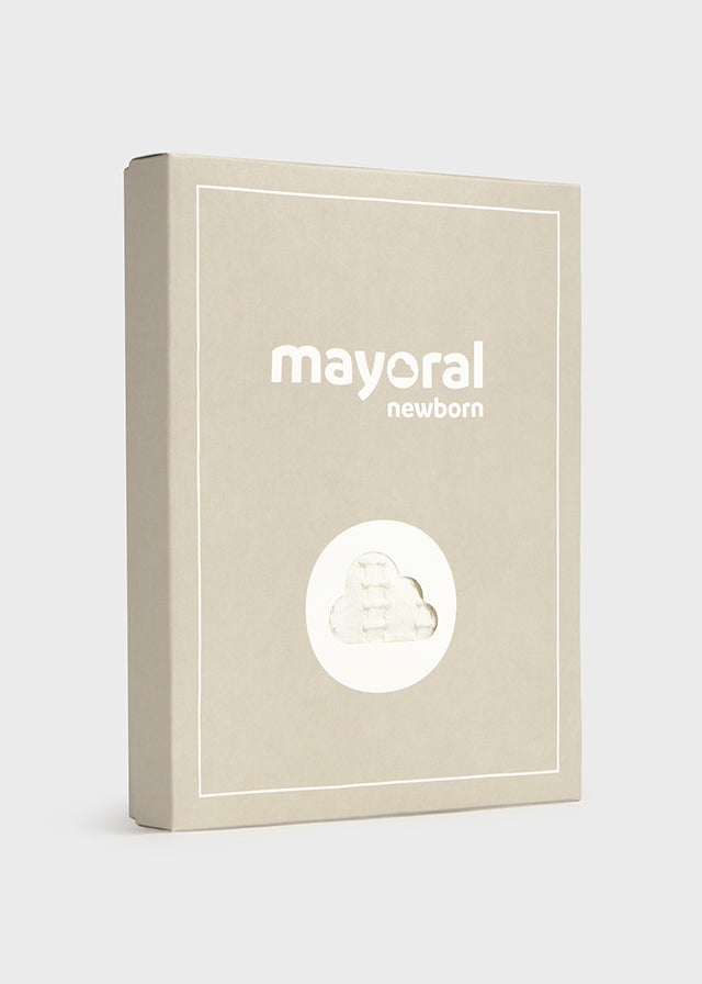 Conj.polaina tricot - mayoral - New Born menino - SS26-1502