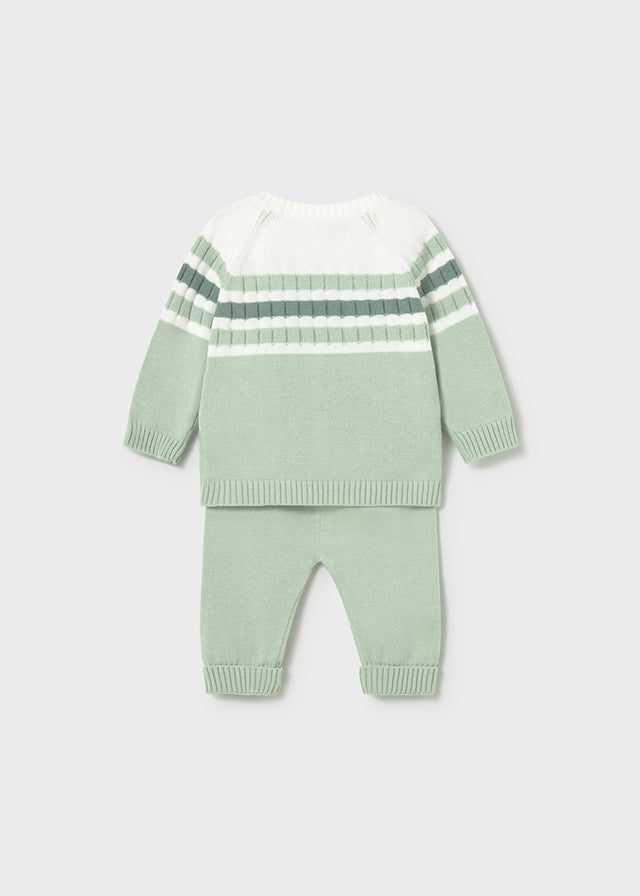 Conj. calça tricot - mayoral - New Born menino - SS26-1505