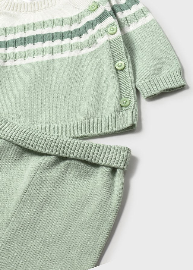 Conj. calça tricot - mayoral - New Born menino - SS26-1505