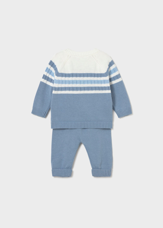 Conj. calça tricot - mayoral - New Born menino - SS26-1505