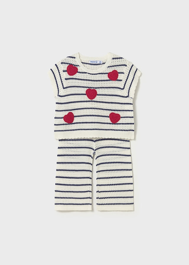 Conj. calça tricô - mayoral - Baby menina - SS26-1516