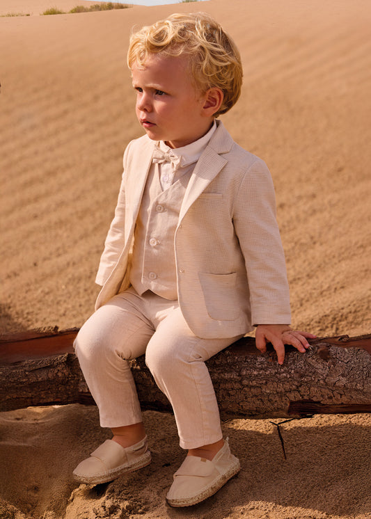 Calça linho suiting - mayoral - Baby menino - SS26-1517