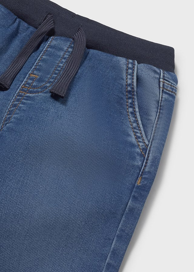 Calça soft denim jogger - mayoral - Baby menino - SS26-1520