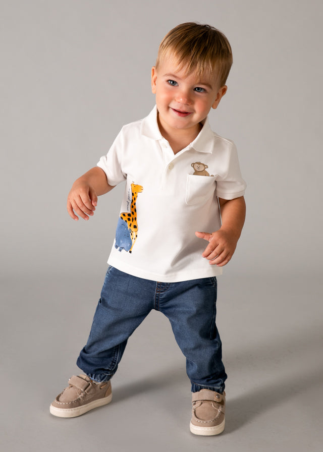 Calça soft denim jogger - mayoral - Baby menino - SS26-1520
