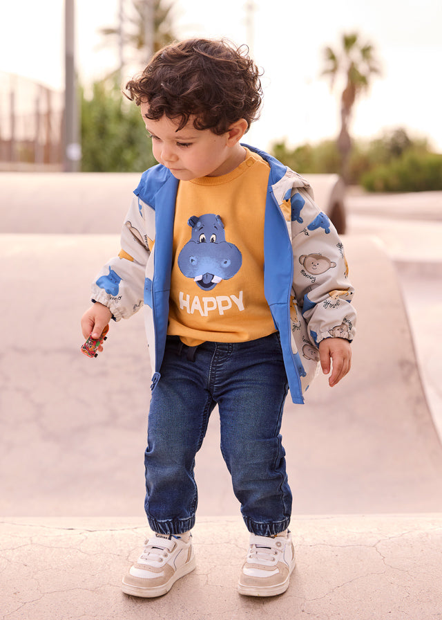 Calça soft denim jogger - mayoral - Baby menino - SS26-1520