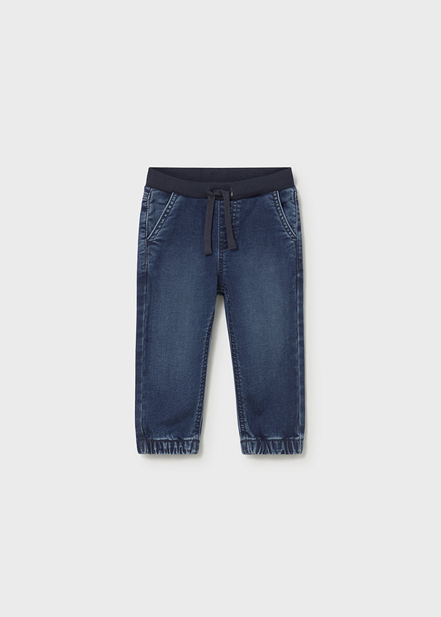Calça soft denim jogger - mayoral - Baby menino - SS26-1520