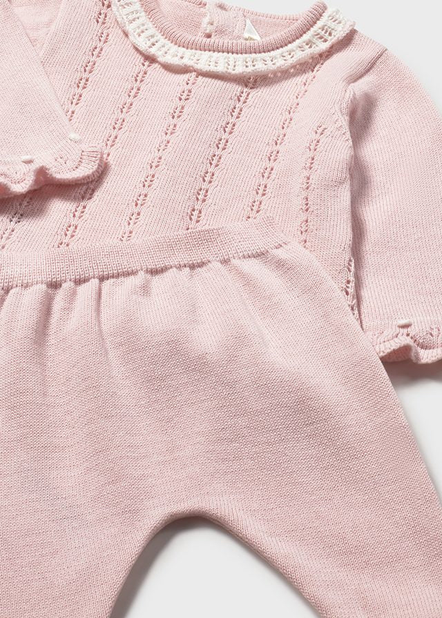Conj.polaina tricot - mayoral - New Born menina - SS26-1594