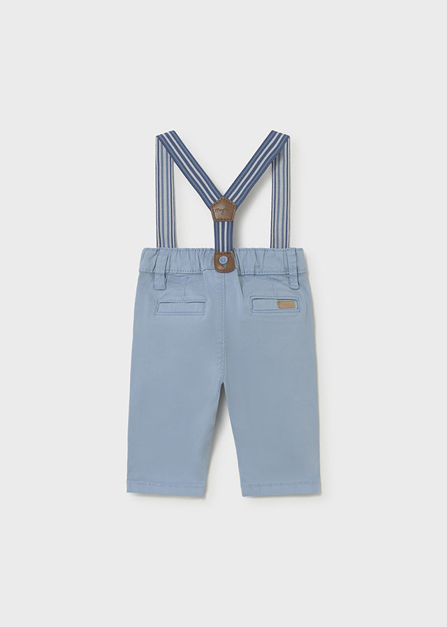 Calça sarja - mayoral - New Born menino - SS26-1596