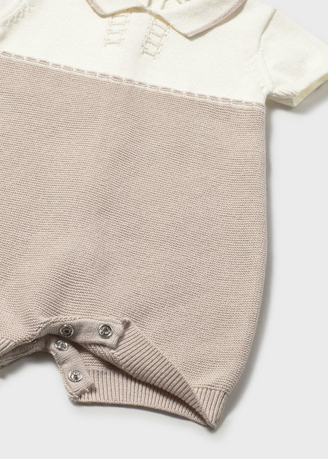 Babygrow tricô gola - mayoral - New Born menino - SS26-1603