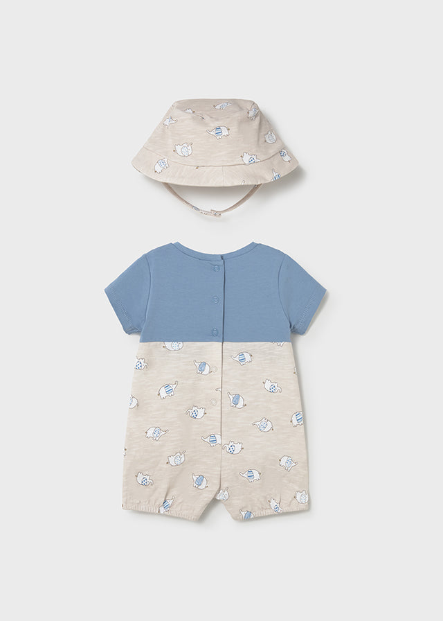 Fato bebé e gorro - mayoral - New Born menino - SS26-1607