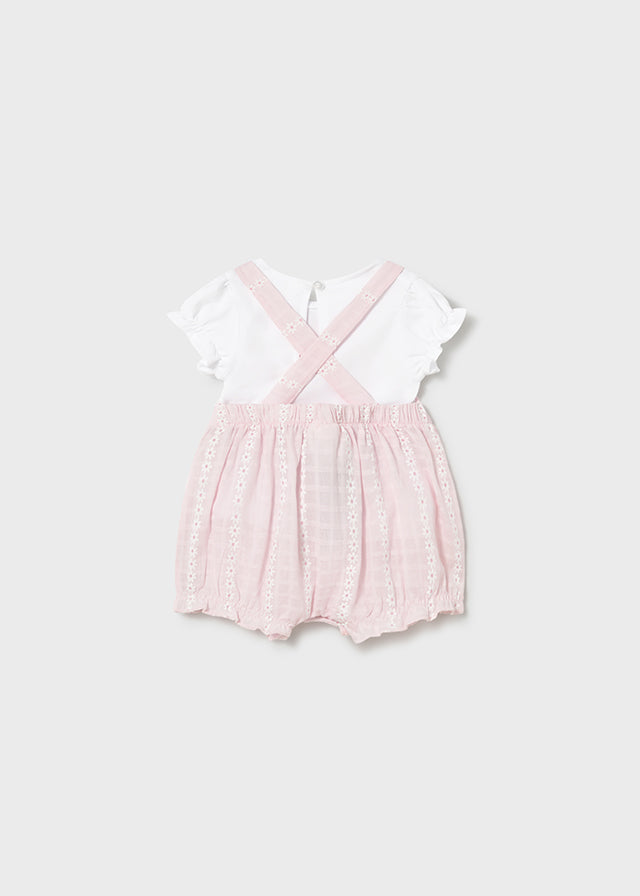 Conj. saia de peito - mayoral - New Born menina - SS26-1638