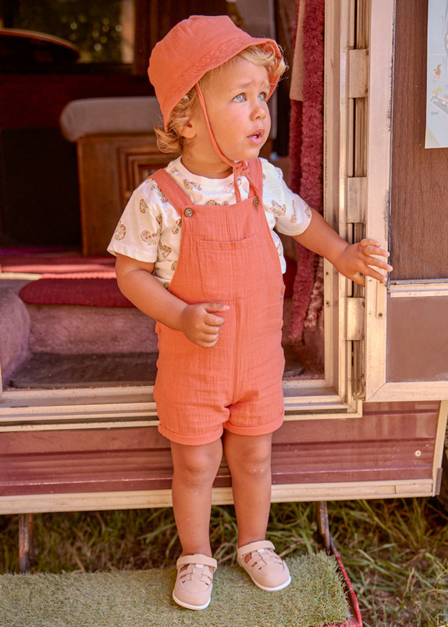 Conj. jardineira 3 peças - mayoral - Baby menino - SS26-1663