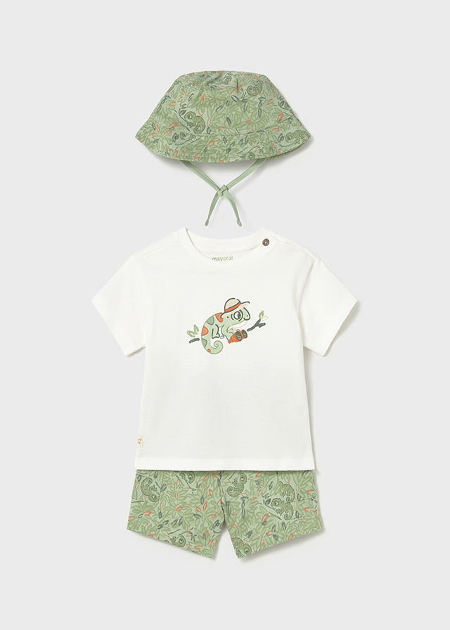 Conj. malha print c/ bucket - mayoral - Baby menino - SS26-1667