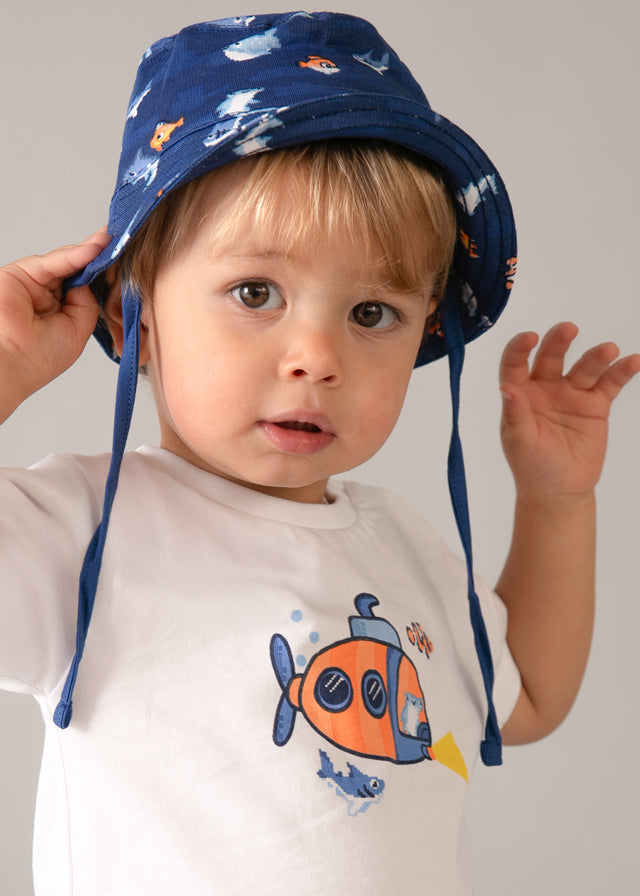 Conj. malha print c/ bucket - mayoral - Baby menino - SS26-1667