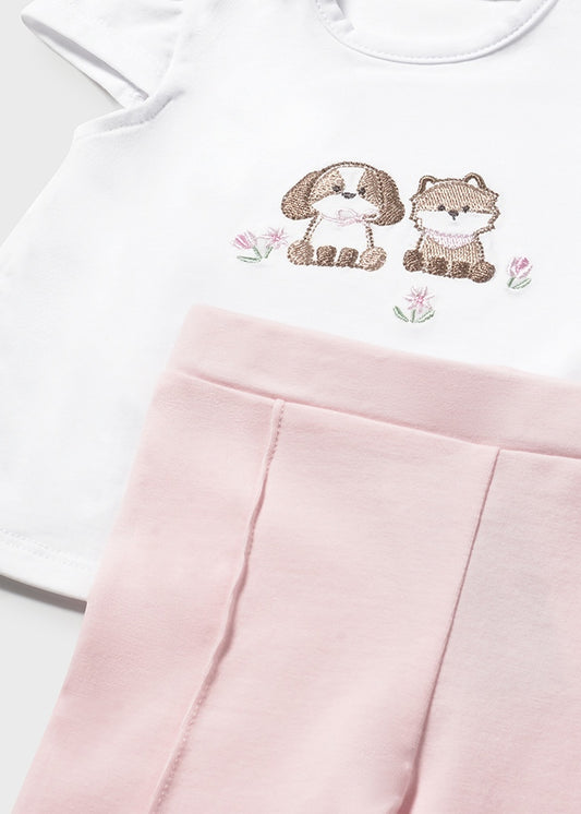 Conj. leggings 3 peças - mayoral - New Born menina - SS26-1732