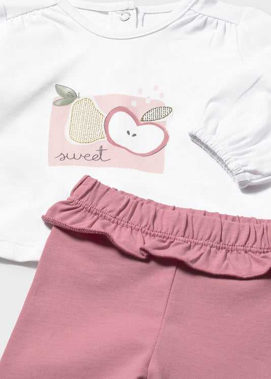Conj. leggings 4 m/l - mayoral - New Born menina - SS26-1741