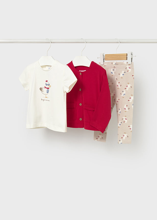 Conj. leggings 3 peças - mayoral - Baby menina - SS26-1749