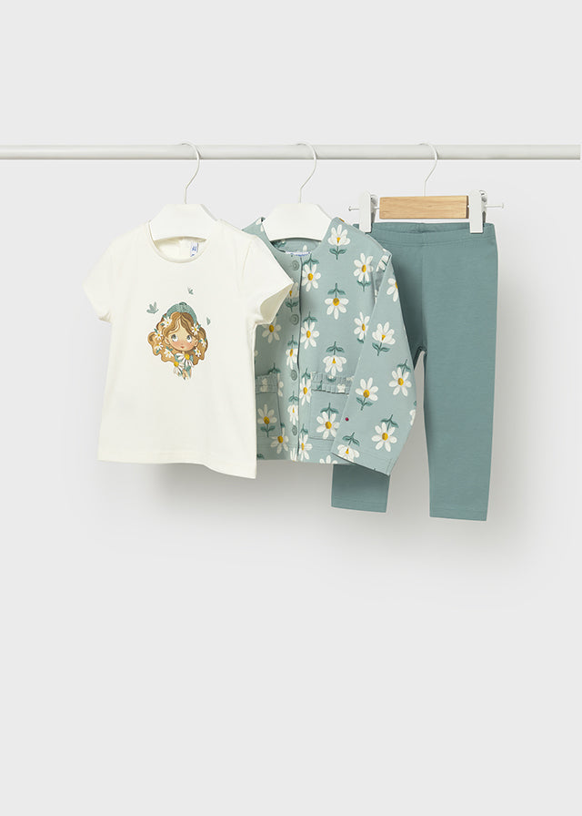 Conj. leggings 3 peças - mayoral - Baby menina - SS26-1749