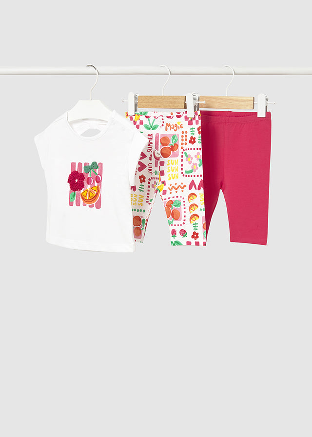 Conj. leggings 3 peças - mayoral - Baby menina - SS26-1752