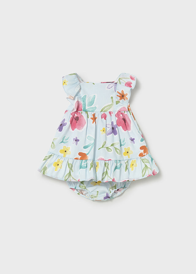 Vestido estampado - mayoral - New Born menina - SS26-1812